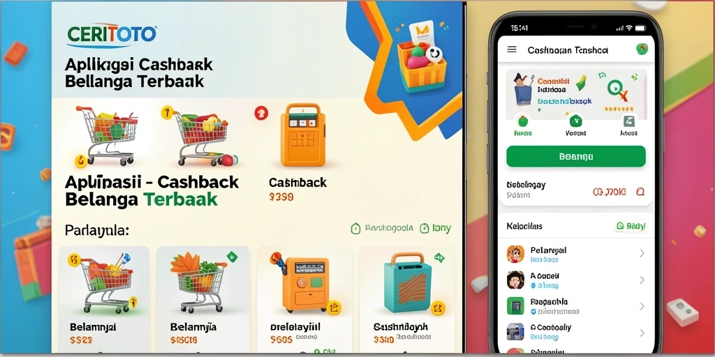 Tampilan antarmuka aplikasi CERITOTO yang memudahkan pengguna untuk mendapatkan cashback.
