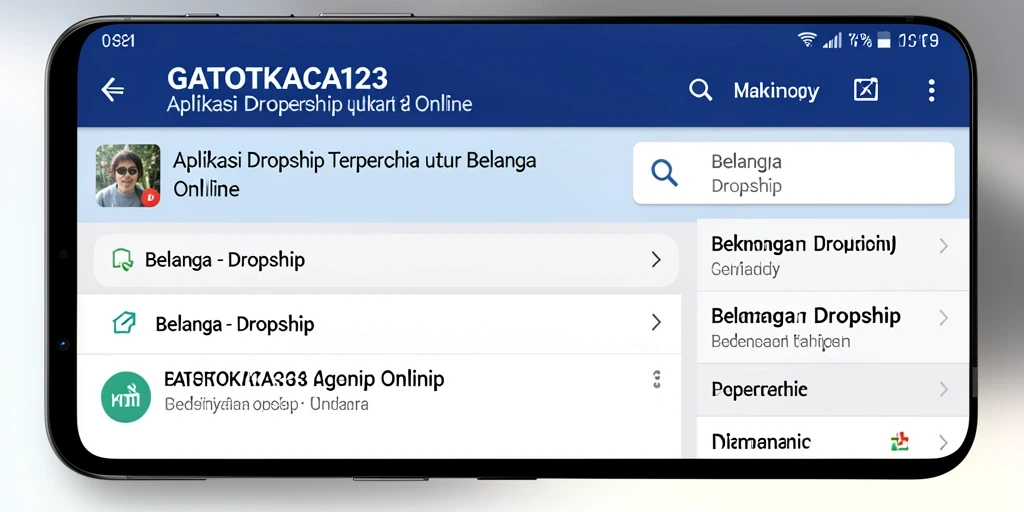 Antarmuka GATOTKACA123 yang user-friendly untuk pengalaman belanja optimal.